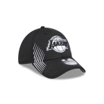 GORRA NEW ERA CAP LOS ANGELES LAKERS NBA ACTIVE 39THIRTY ELáSTICA NEGRA en STOCK