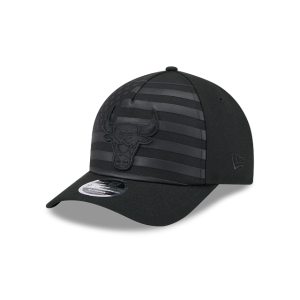 GORRA NEW ERA CAP CHICAGO BULLS NBA FLAG 9FORTY M-CROWN AF SNAPBACK NEGRA en STOCK