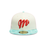 GORRA NEW ERA CAP DIABLOS ROJOS DEL M√©XICO GRAPHIC VISOR LMS GAME CAP 2025 59FIFTY CERRADA en STOCK