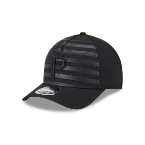 GORRA NEW ERA CAP PITTSBURGH PIRATES MLB FLAG 9FORTY M-CROWN AF SNAPBACK NEGRA en STOCK