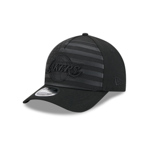 GORRA NEW ERA CAP LOS ANGELES LAKERS NBA FLAG 9FORTY M-CROWN AF SNAPBACK NEGRA en STOCK