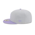 GORRA NEW ERA CAP CHICAGO WHITE SOX PURPLE LOGO MLB COLOR PACK 59FIFTY CERRADA en STOCK