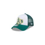 GORRA NEW ERA CAP ATHLETICS MLB PAINTED 9FORTY AF TRUCKER SNAPBACK PARA NIñA O NIñO en STOCK