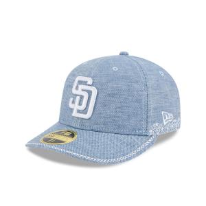 GORRA NEW ERA CAP SAN DIEGO PADRES MLB HAND STITCHED CHAMBRAY 59FIFTY LP CERRADA en STOCK